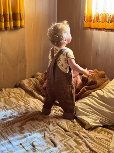 Customer photo review of Cord Overalls