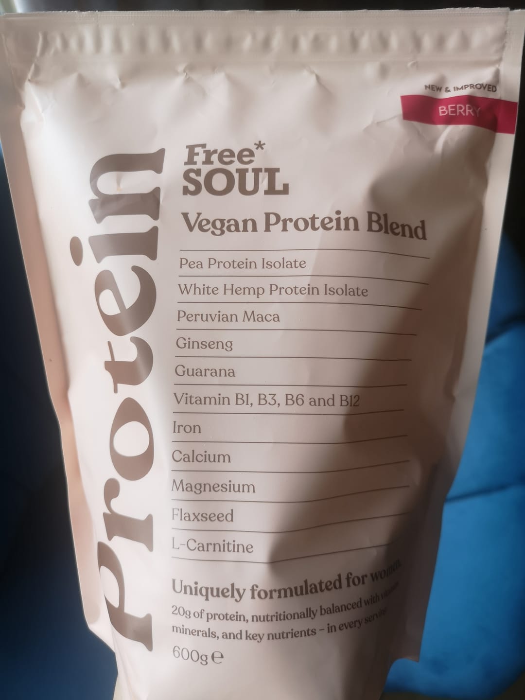 Customer photo review of Vegan Protein Blend