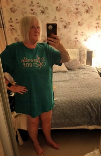 Customer photo review of Funny Personality Hen Party Green T-Shirts