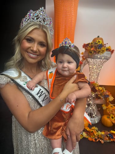 Customer photo review of Dinah Velvet Jumpsuit in Rust