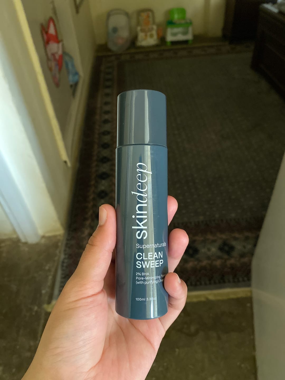 Customer photo review of CLEAN SWEEP - 2% BHA Pore-Minimizing Toner (w/ purifying Charcoal)