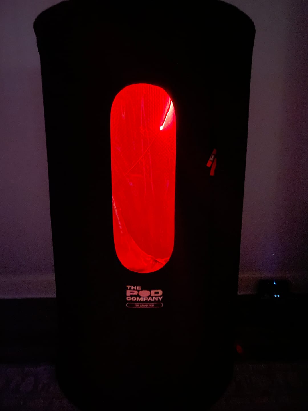 Customer photo review of The Sauna Pod
