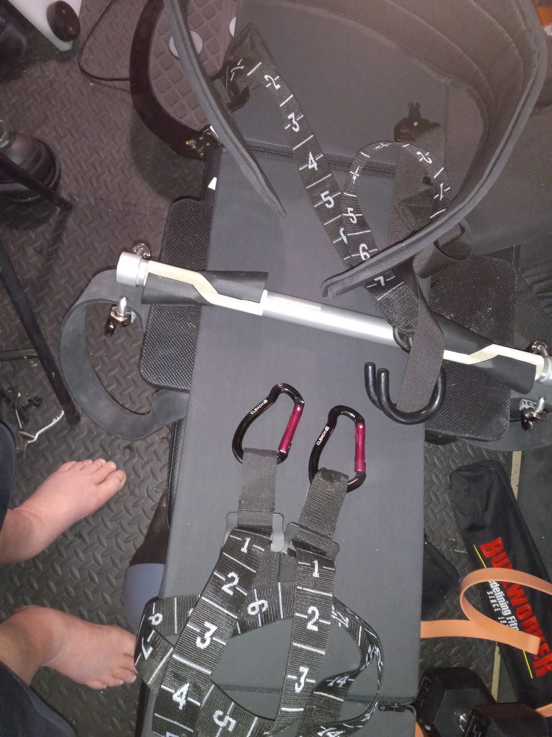 Customer photo review of Split Squat Resistance Band Belt