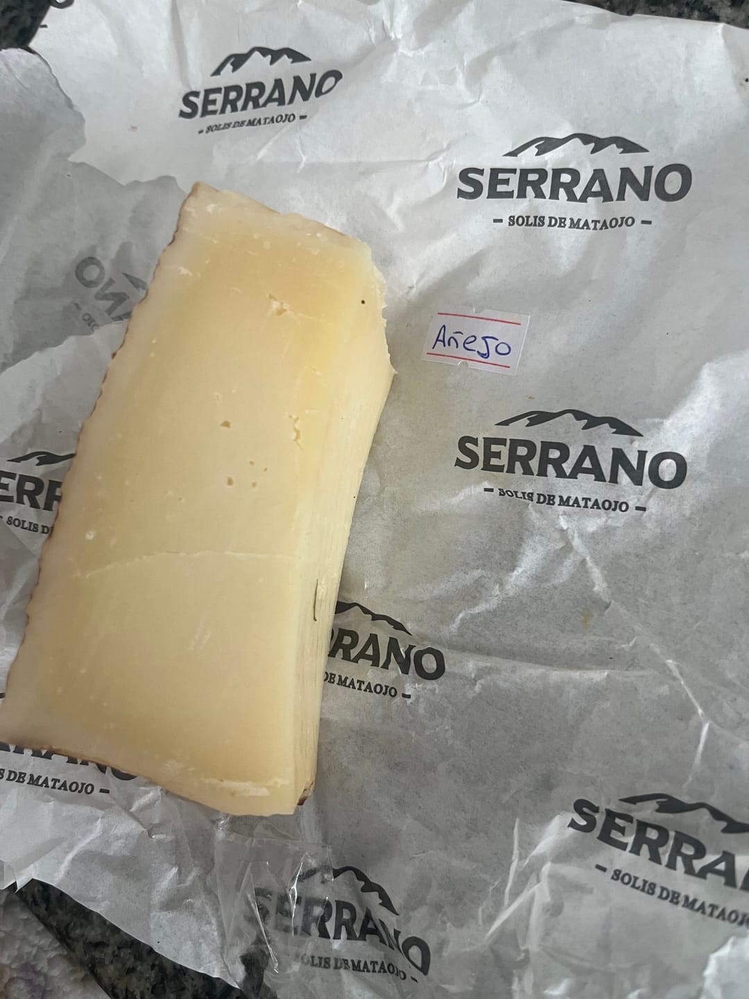 Customer photo review of Queso Añejo de Oveja
