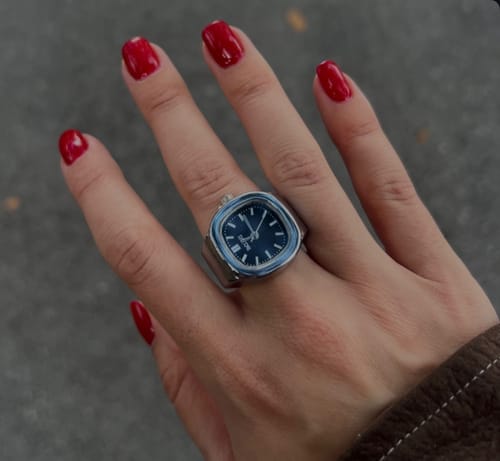 Customer photo review of NAUTILUS RING | SILVER BLACK