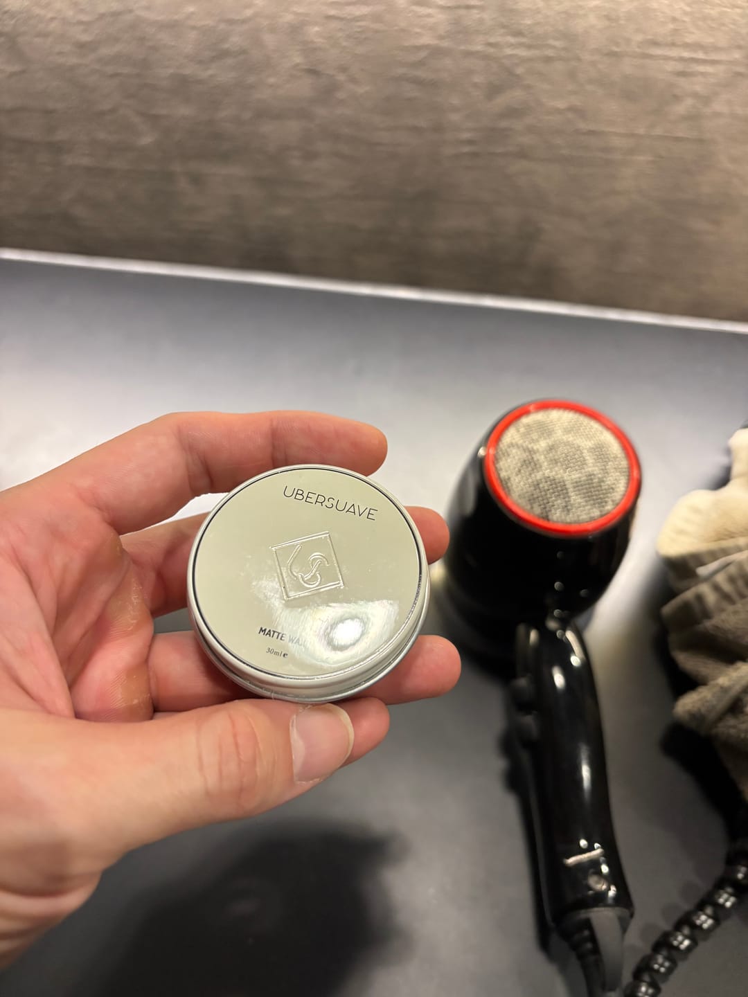 Customer photo review of Ubersuave Voyager Styling Kit