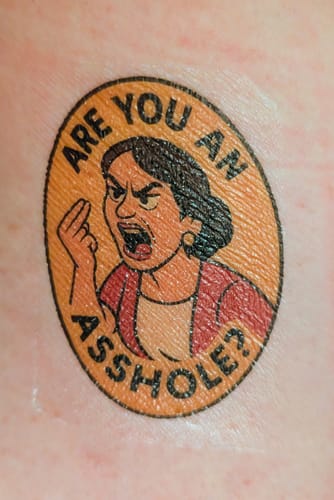 Customer photo review of Create Your Own Tattoo