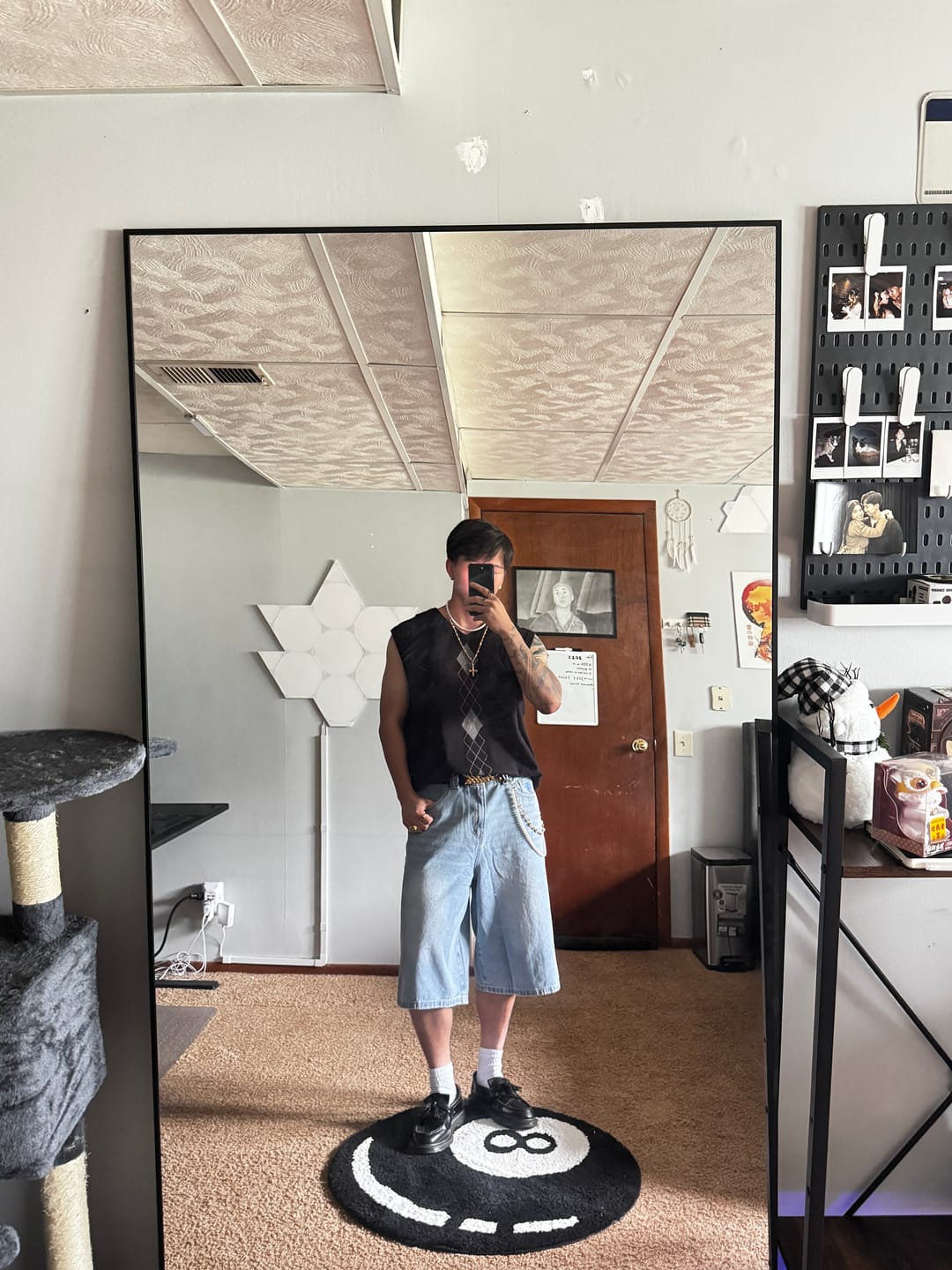 Customer photo review of Aelfric Eden Double Waist Longline Jorts