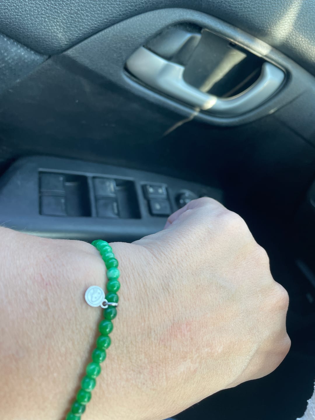 Customer photo review of Green Jade Bracelet Mini