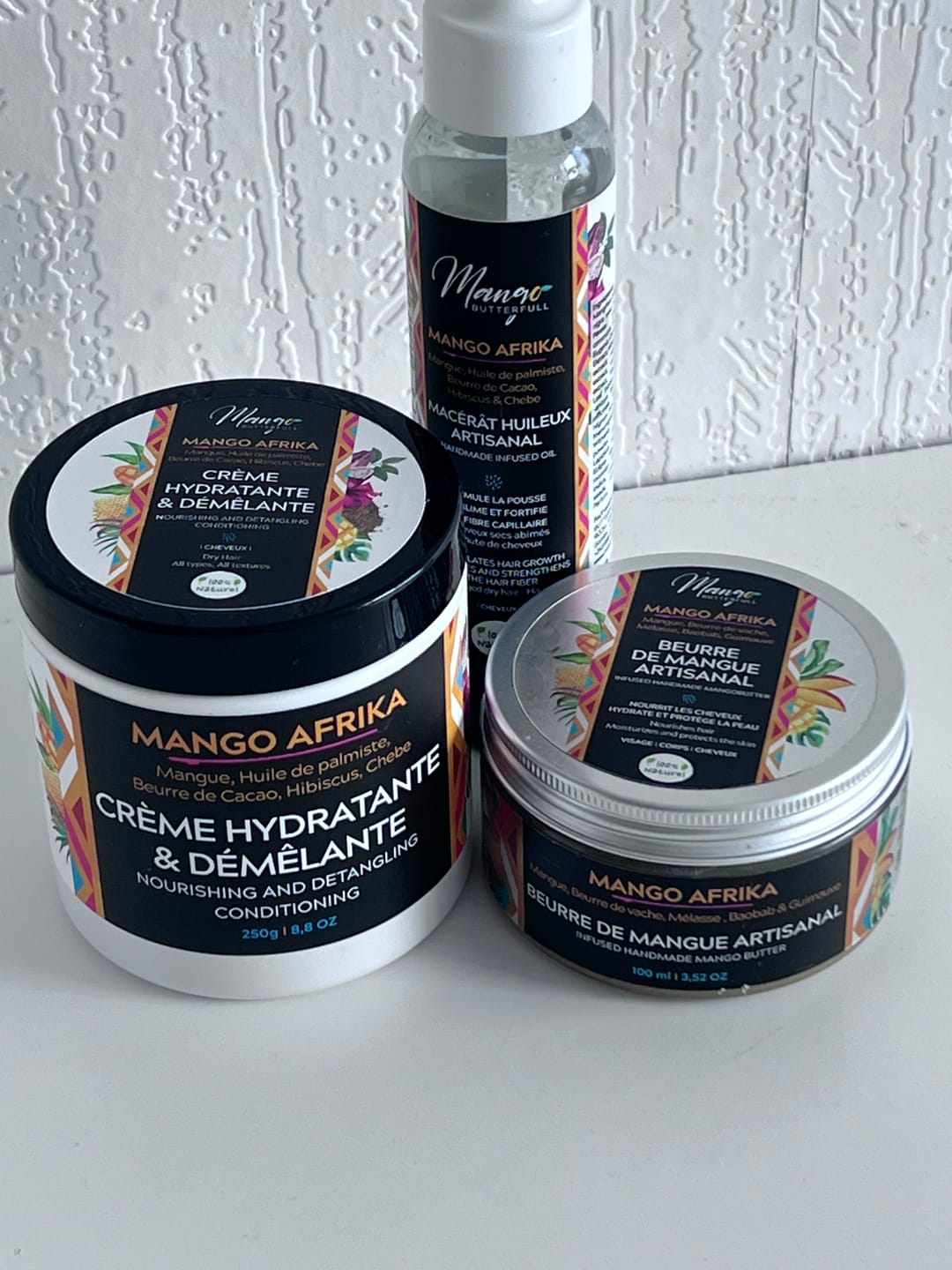 Customer photo review of Crème hydratante et démêlante  2 en 1  - MANGO AFRIKA