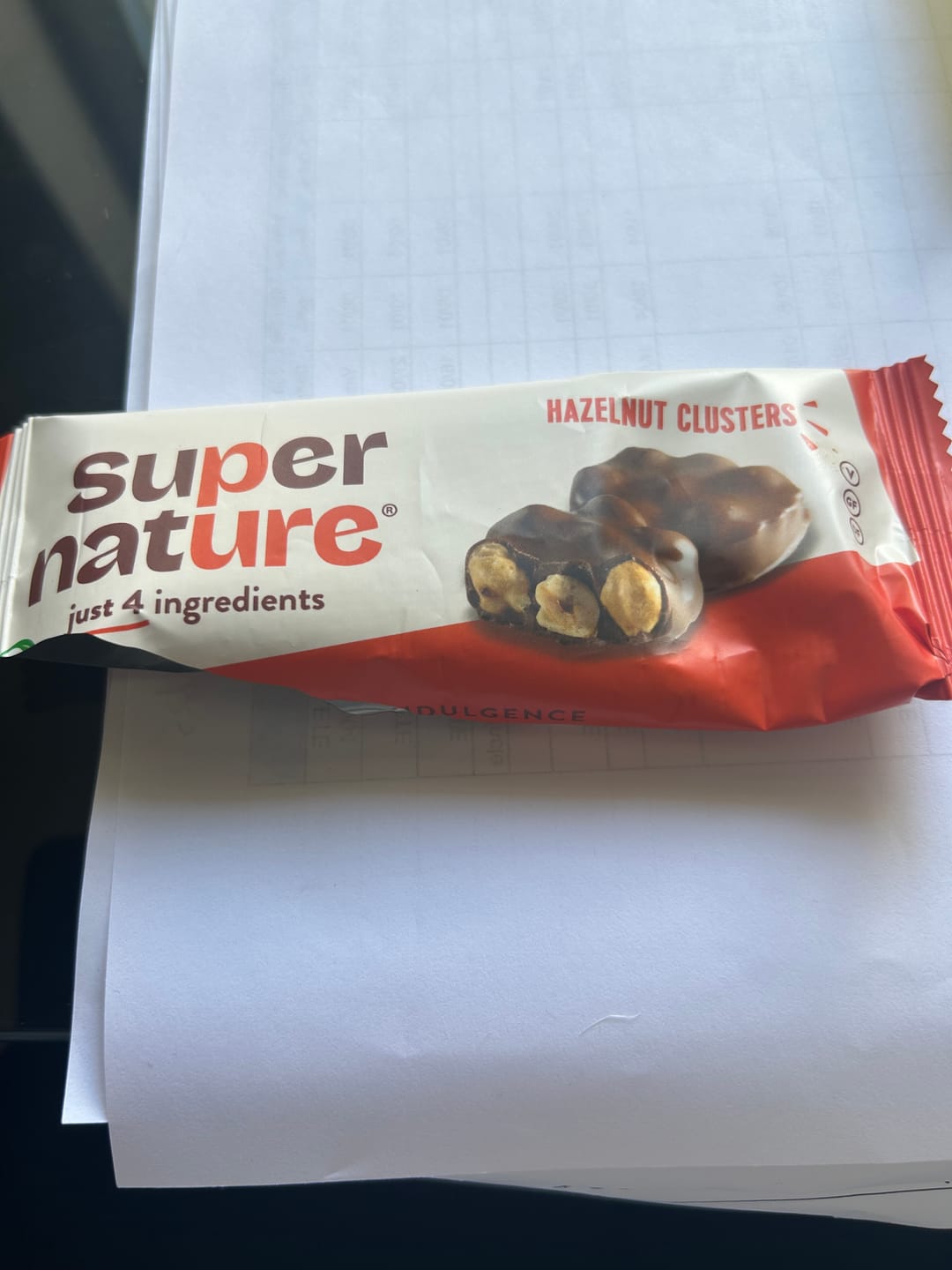 Customer photo review of Chocolate Hazelnut Clusters