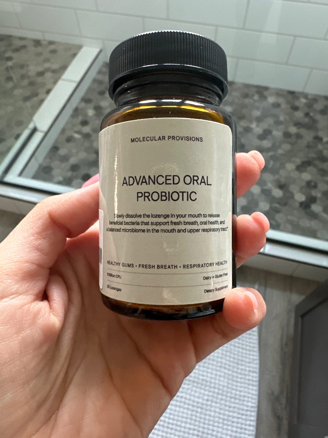 Customer photo review of Advanced Oral Probiotic Mint