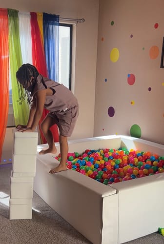 Customer photo review of Soft Play -6 -Cubes 8"