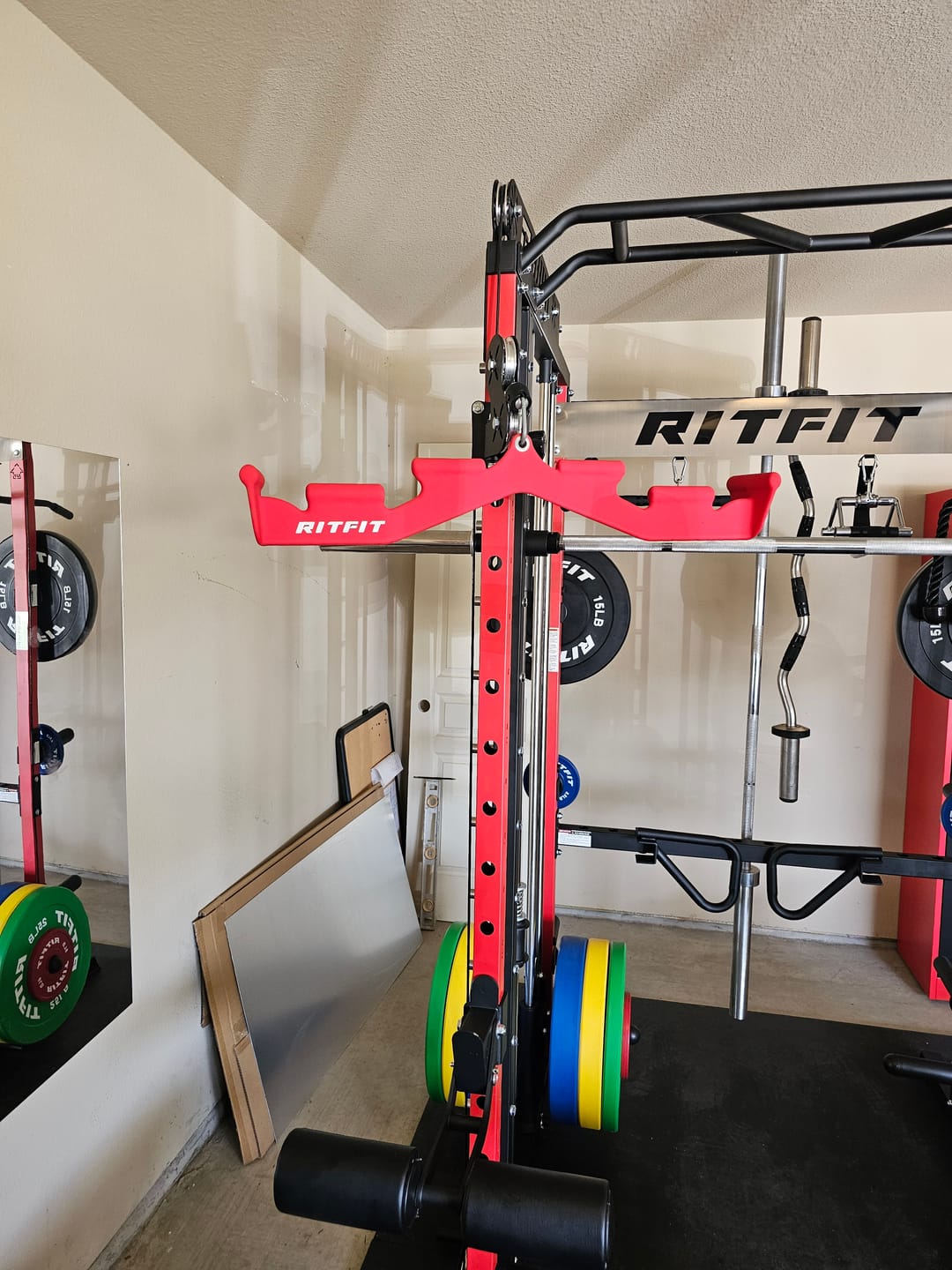 Customer photo review of RitFit All-in-one Multi-Grip LAT Pull Down Bar