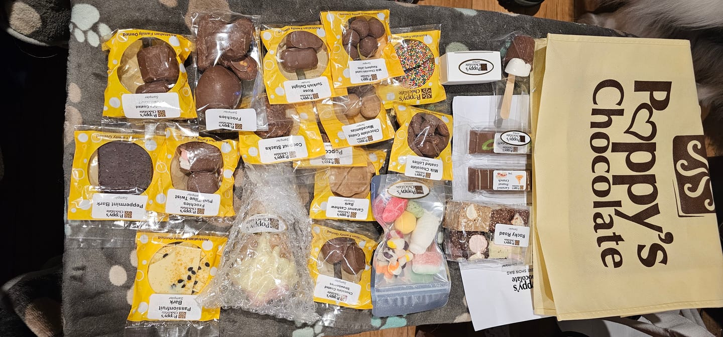 Customer photo review of Poppy's Deluxe Show Bag