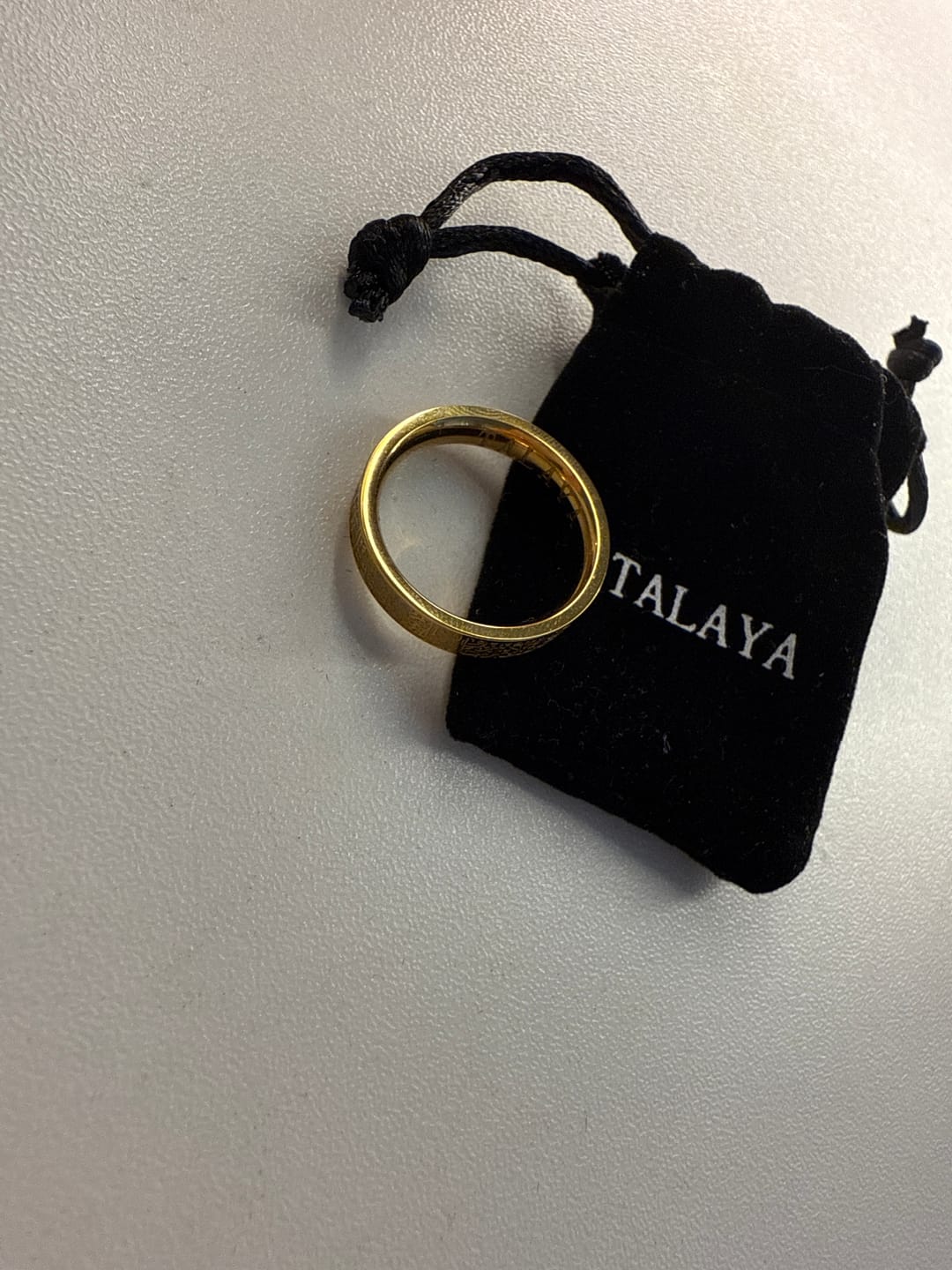 Customer photo review of "Gewiss, mit der Erschwernis, kommt die Erleichterung" Ring