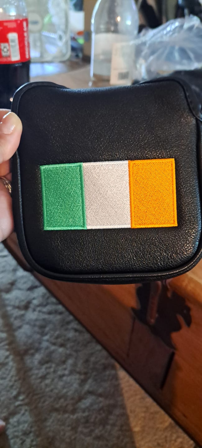 Customer photo review of Personalized Large Mallet Putter Headcover With Your Logo Or Name