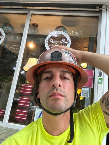 Customer photo review of Klein Tools FRKHHSTRP Flame-Resistant Hard Hat Chin Strap