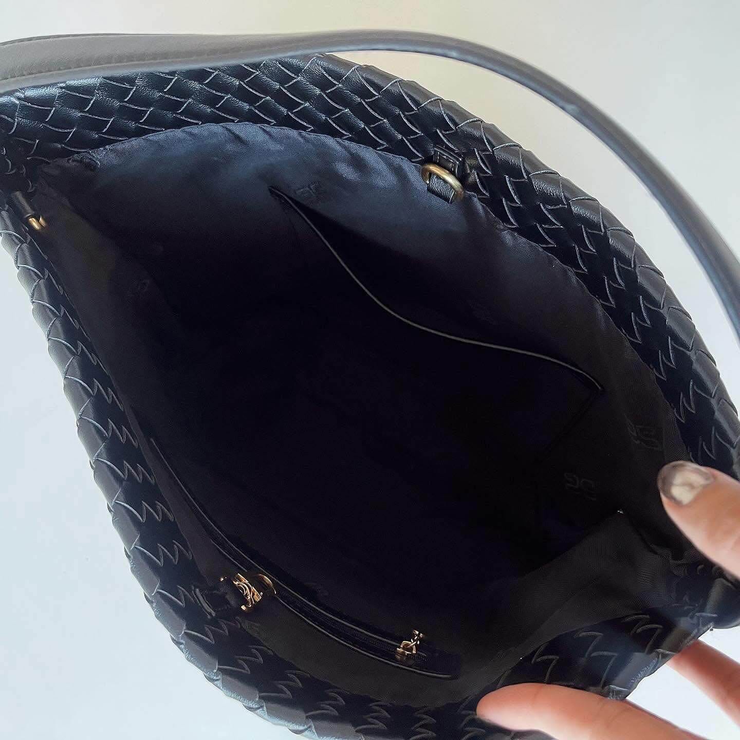 Customer photo review of Margaret Woven Tote Bag