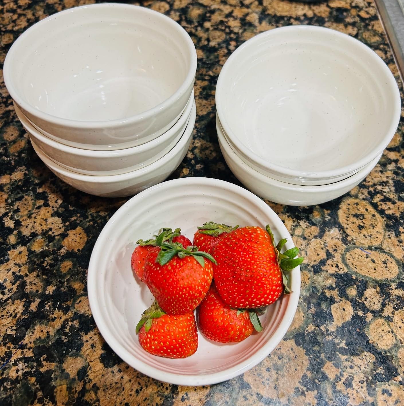 Customer photo review of Pebblone Dessert Bowls - Set of 6
