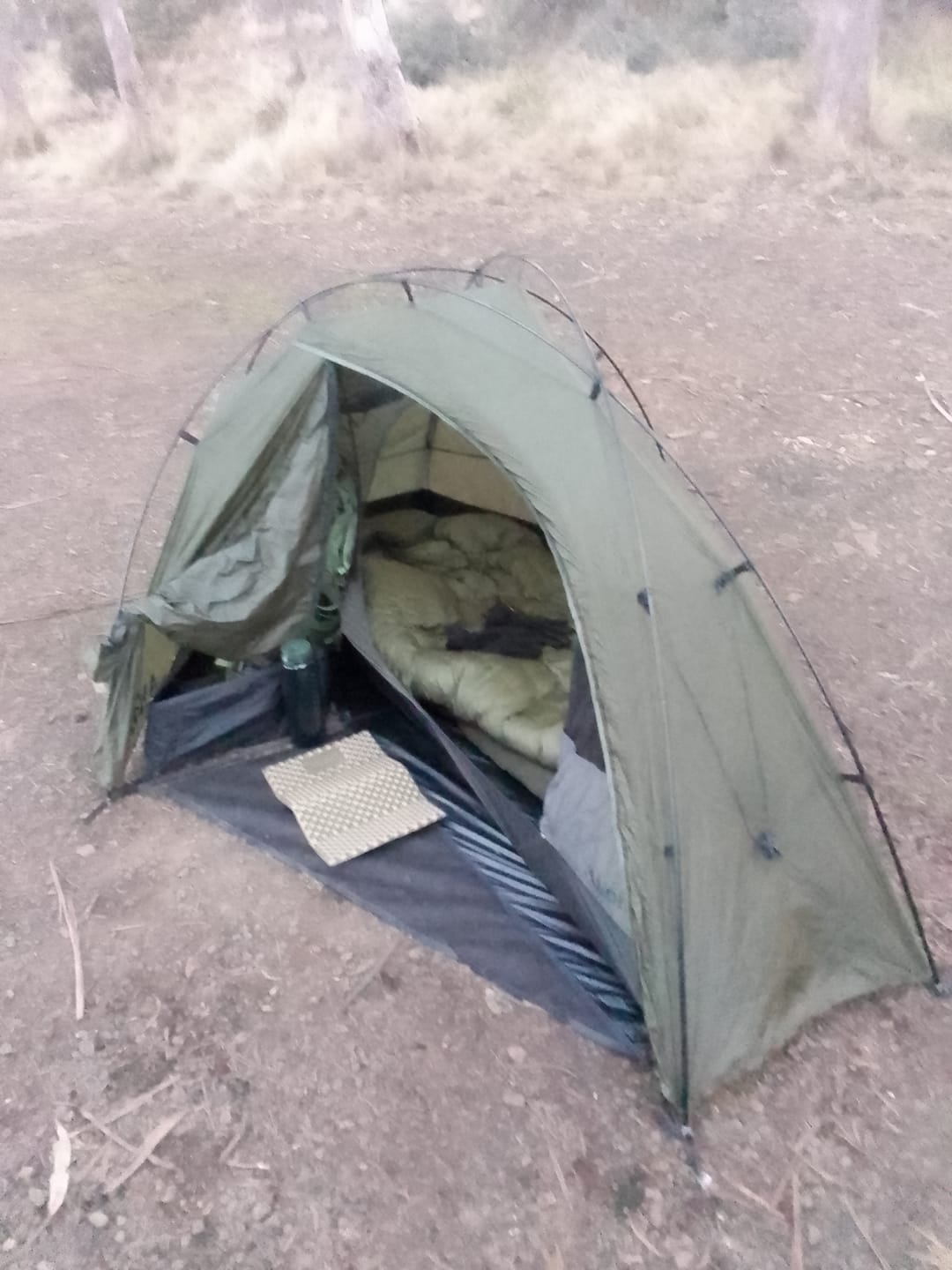 Customer photo review of Lightweight Tent - 1P