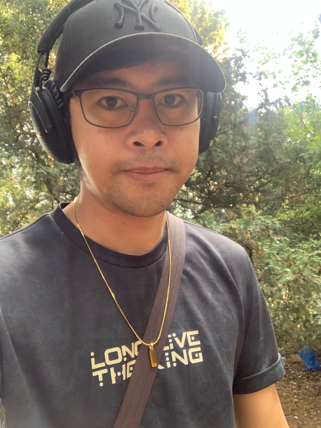 Customer photo review of Minimal Pendant & Square Chain