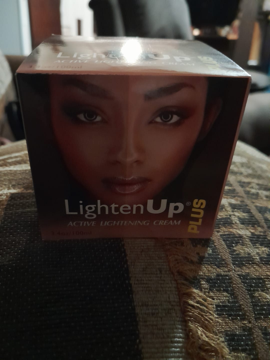 Customer photo review of LightenUp PLUS Active Lightening Cream - 100ml / 3.4 Oz
