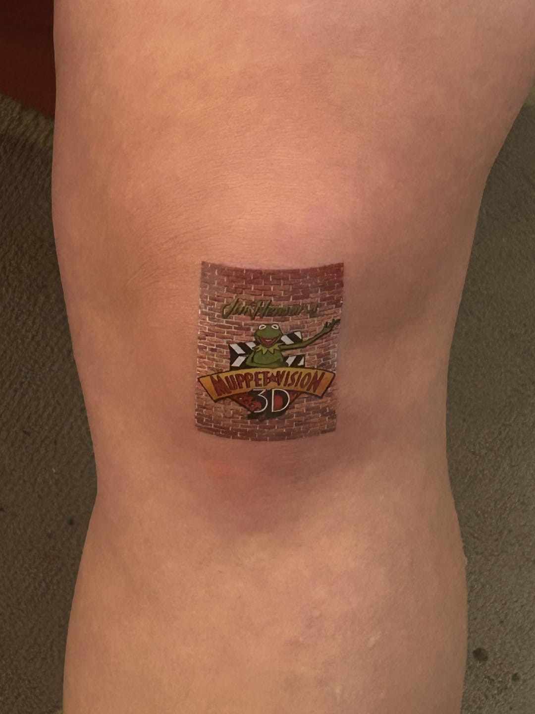 Customer photo review of Custom Photo Temporary Tattoo