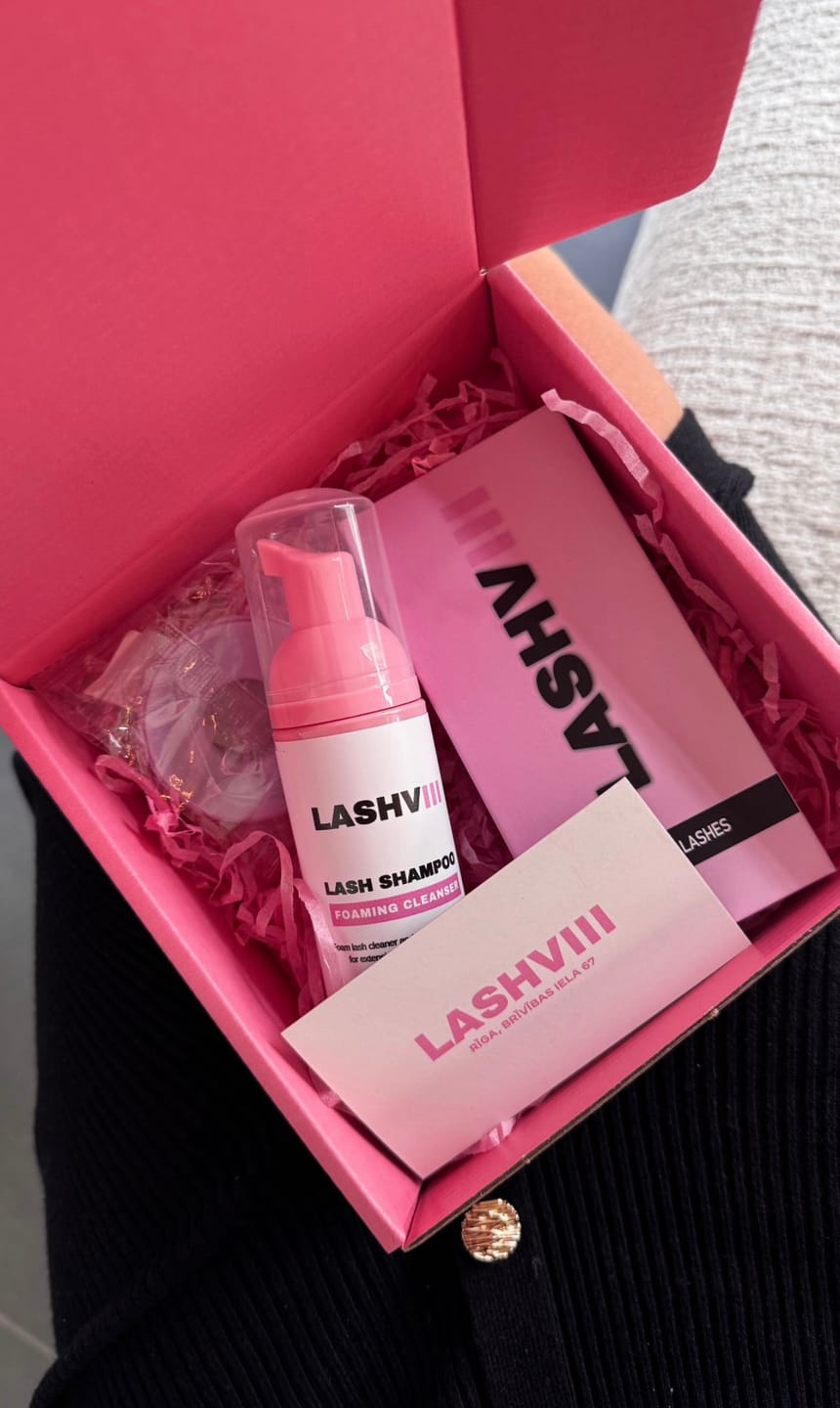 Customer photo review of Lash Care Kit