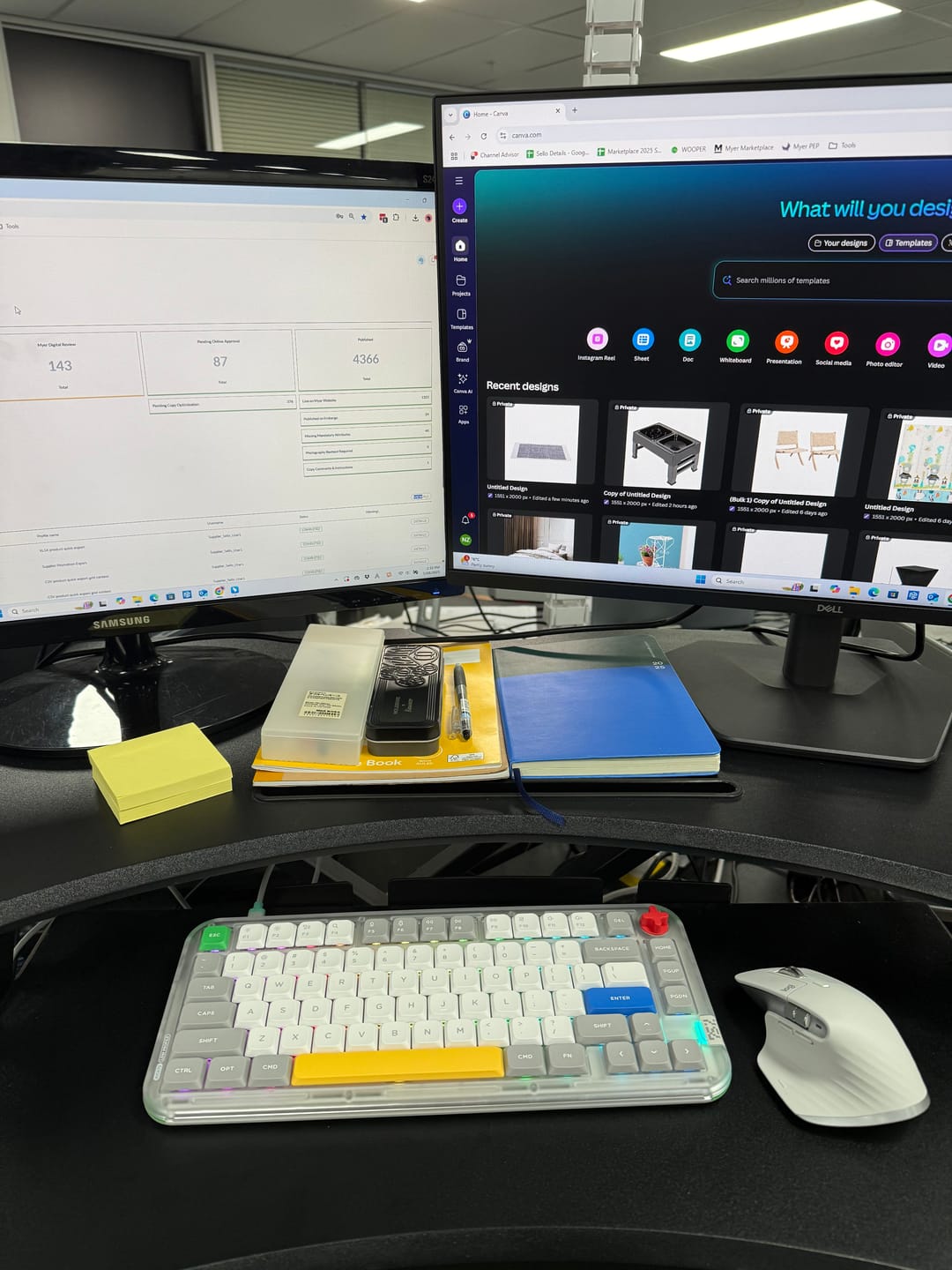 Customer photo review of NuPhy Kick75 Hybrid-Profile Custom Wireless Mechanical Keyboard