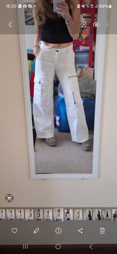 Customer photo review of JEANS MATILDA blanco