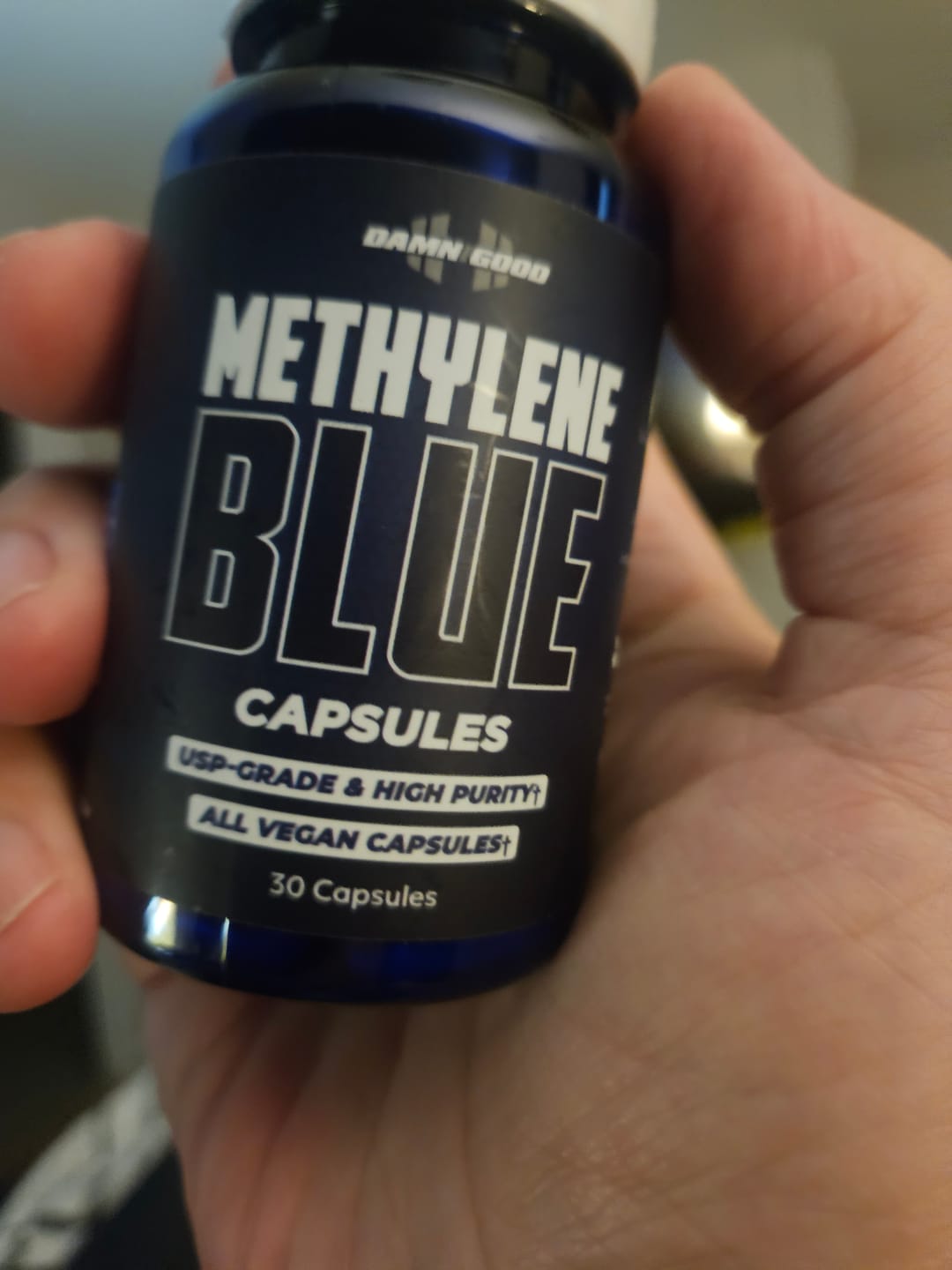 Customer photo review of Damn Good™ Methylene Blue Capsules