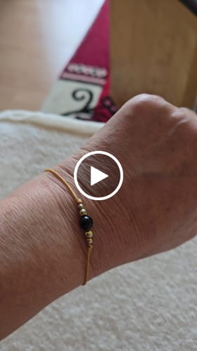 Customer video review of Obsidian Armband - Naturband
