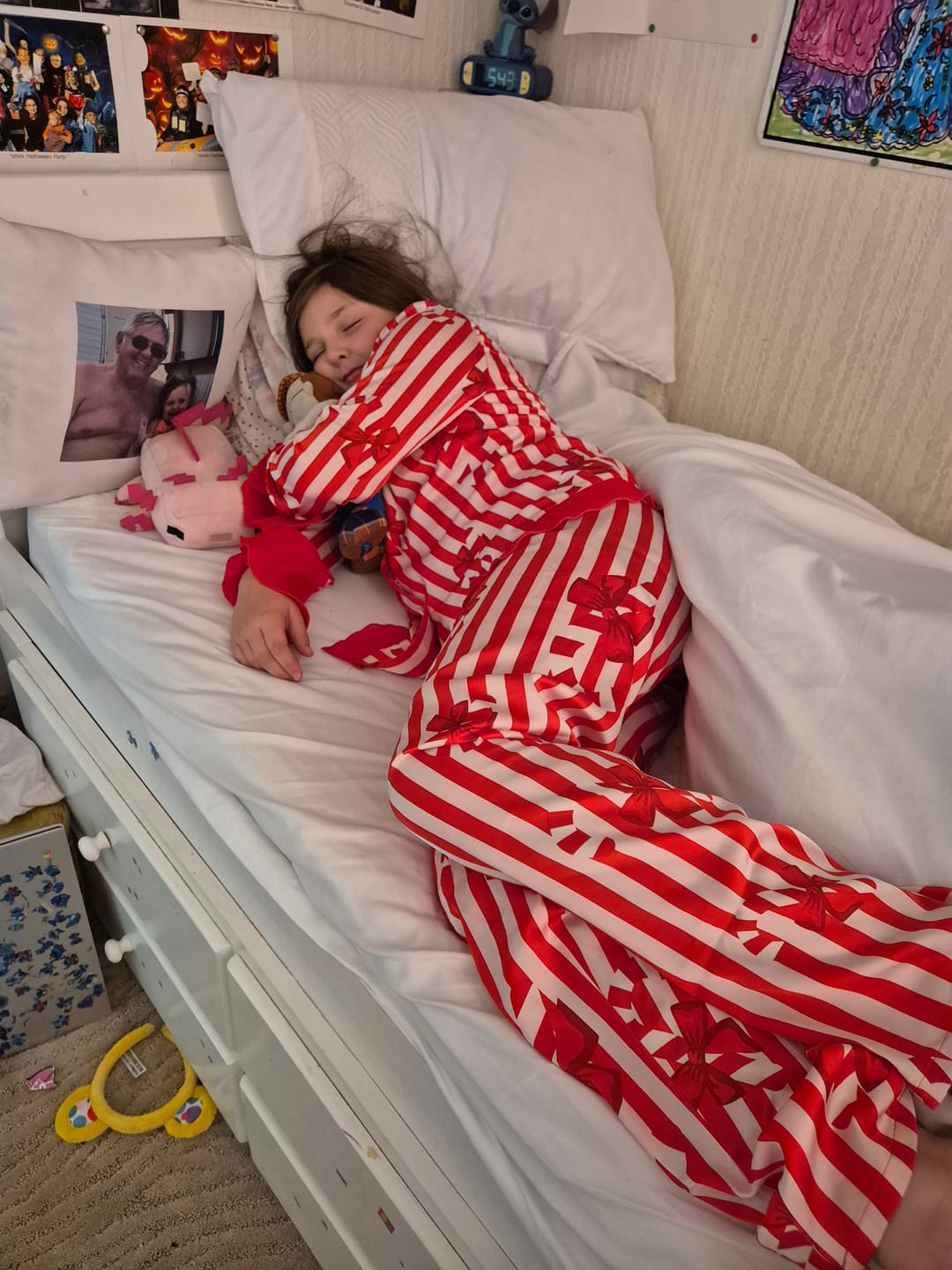 Customer photo review of P.Louise Kids Christmas Pyjamas