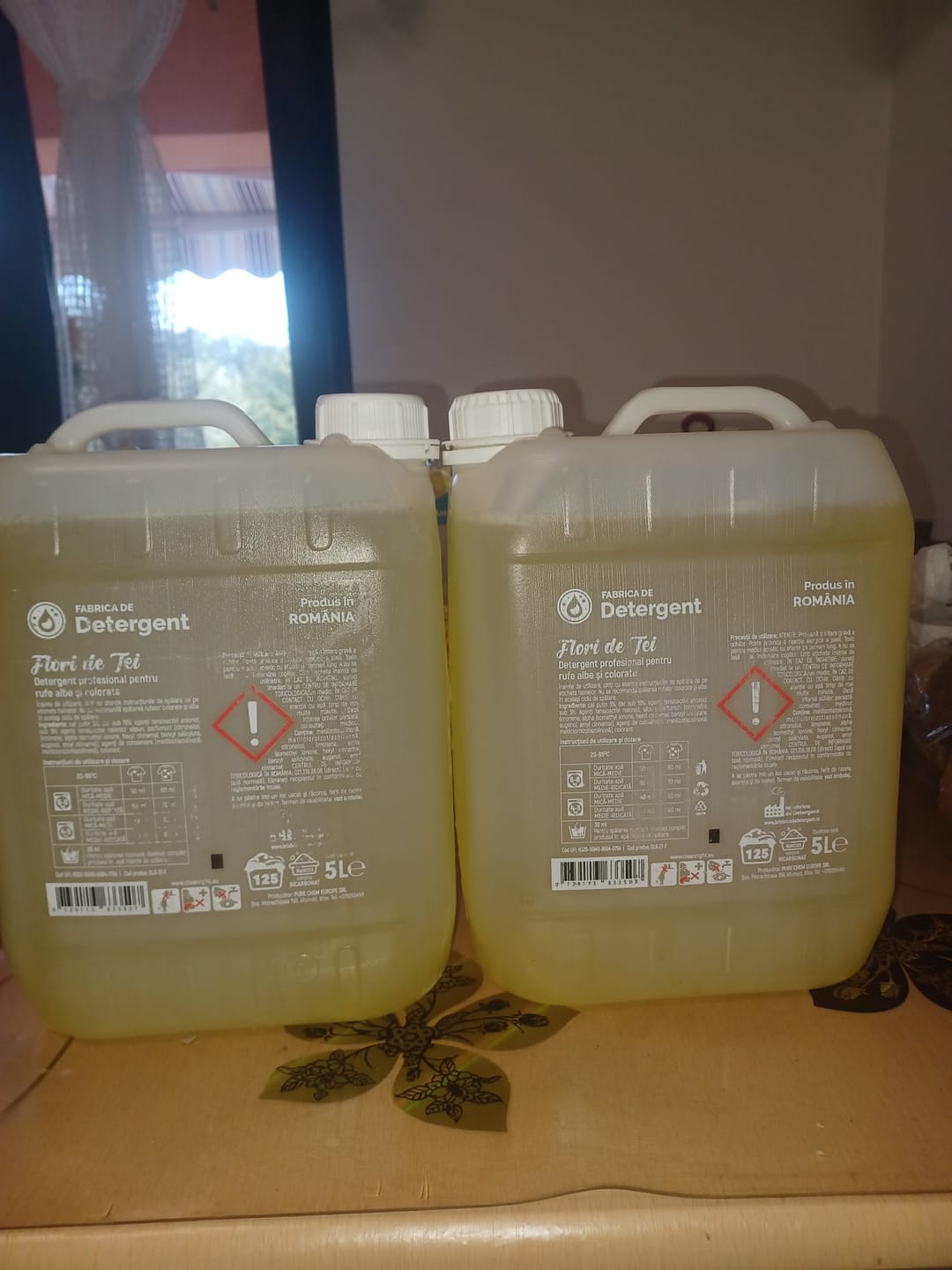 Customer photo review of Pachetul cu 2x Detergent Flori de Tei