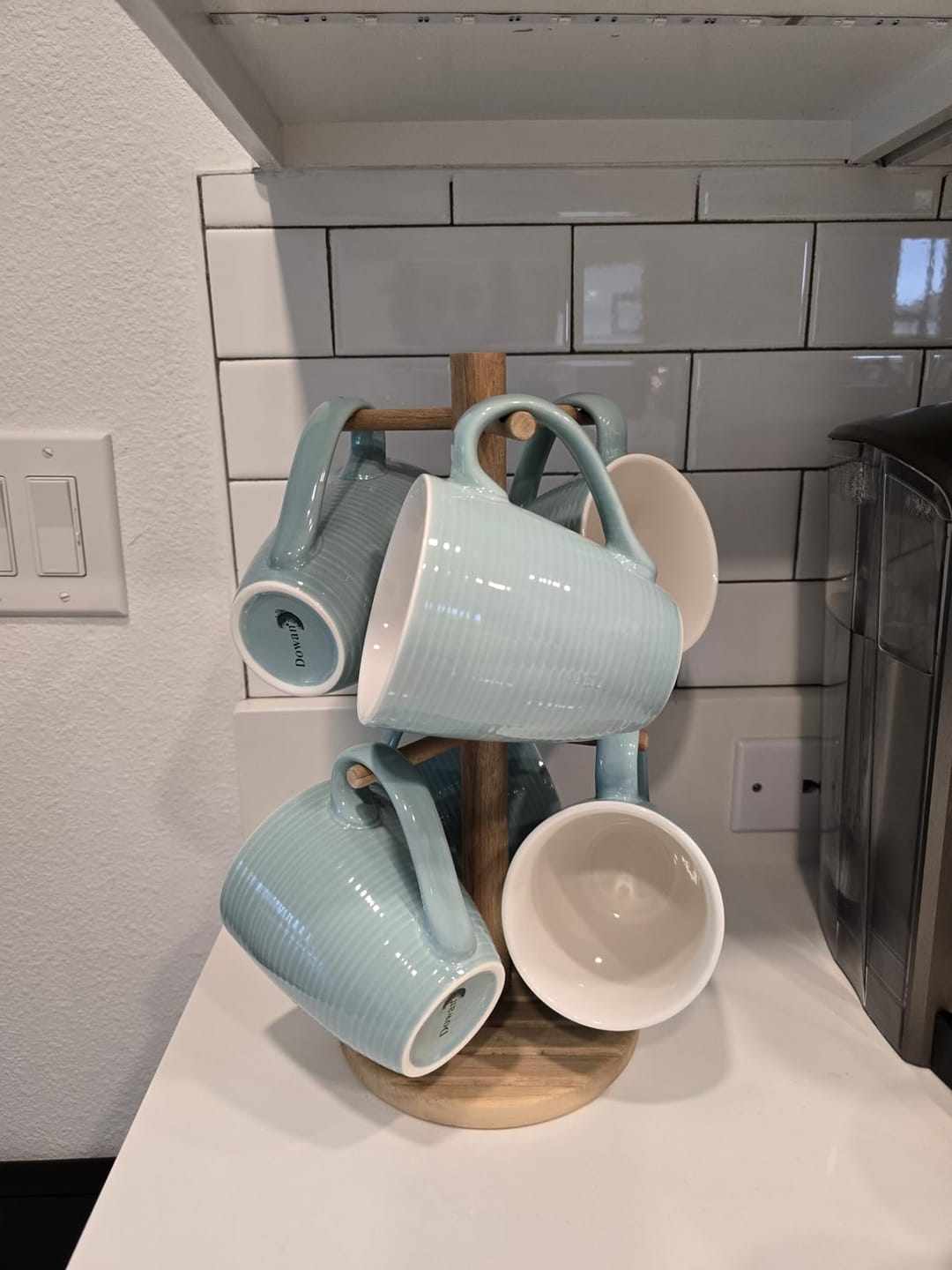 Customer photo review of Classic Ceramic Coffee Mugs - Set of 6