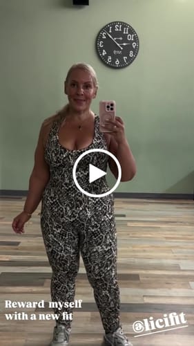 Customer video review of Rise Racer Back Legging Jumpsuit