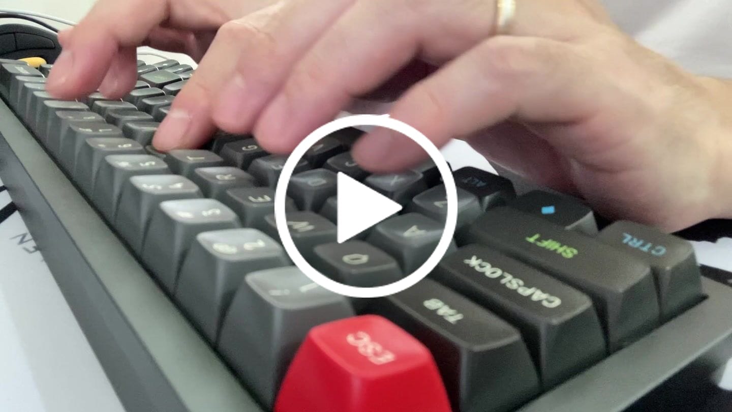 Customer video review of OUTEMU SILENT LIME V3 TACTILE SWITCH FACTORY LUBED (10PCS)