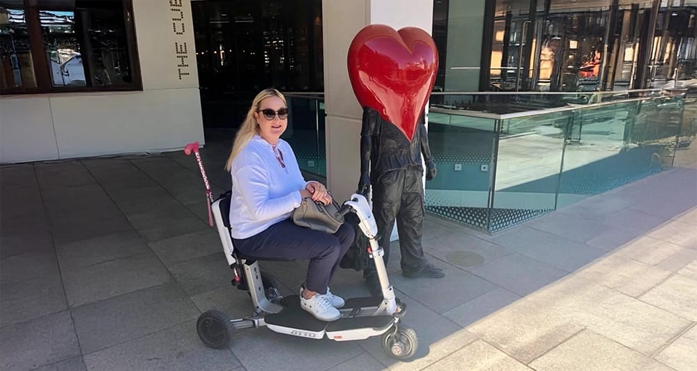 Customer photo review of ATTO Portable Mobility Scooter