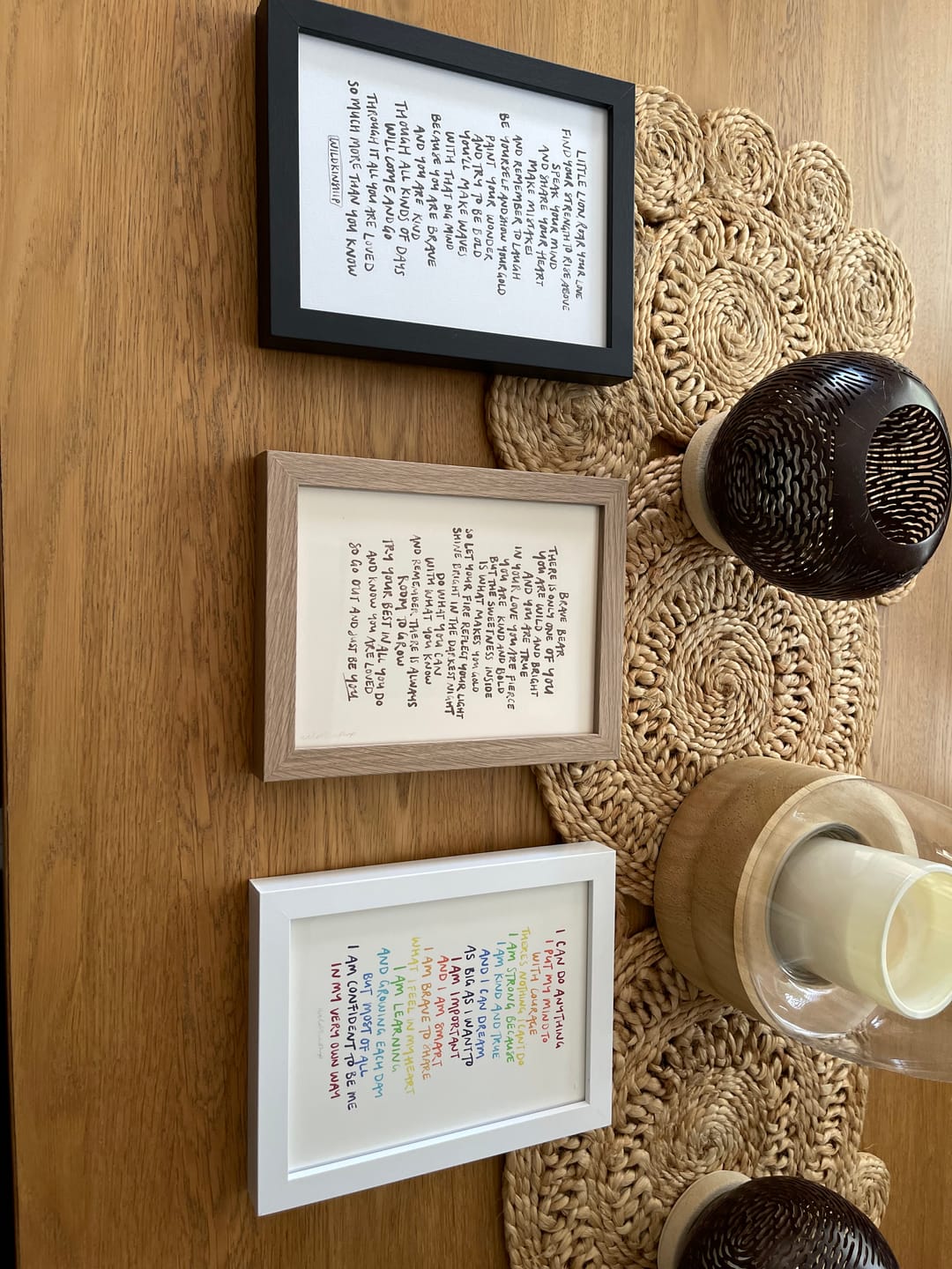 Customer photo review of 'Little Lion' Unframed Print - 3rd Edition in Black & White - *Last Chance*