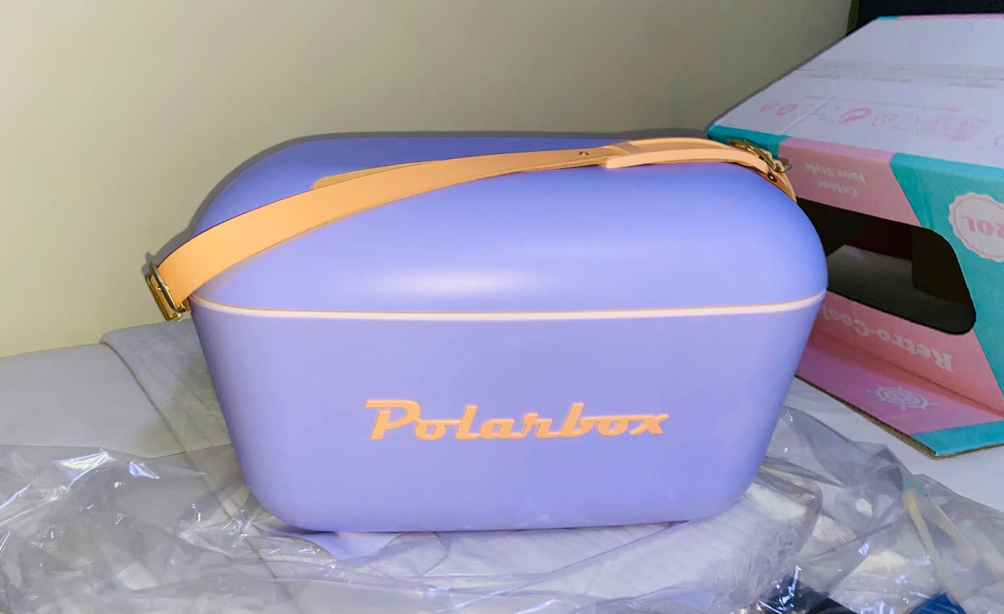 Customer photo review of Polarbox Retro Cooler Box 20L / 12L Malva