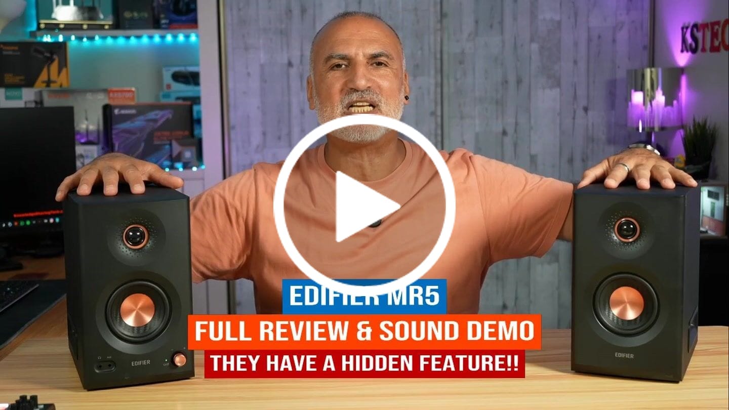 Customer video review of MR5 Tri-Amped Powered Studio Monitor Speakers