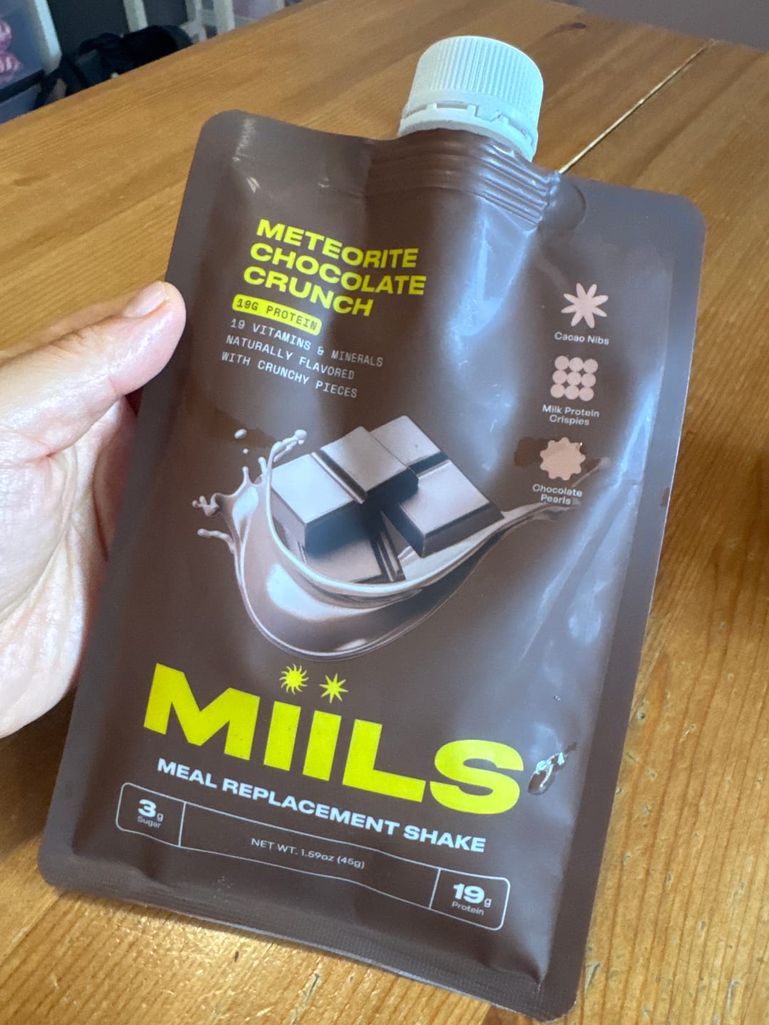 Customer photo review of METEORITE CHOCOLATE CRUNCH