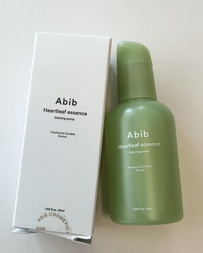 Customer photo review of Heartleaf Essence Calming Pump