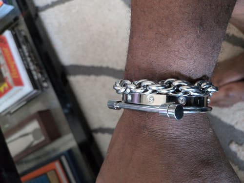 Customer photo review of Khloe Bracelet Stack