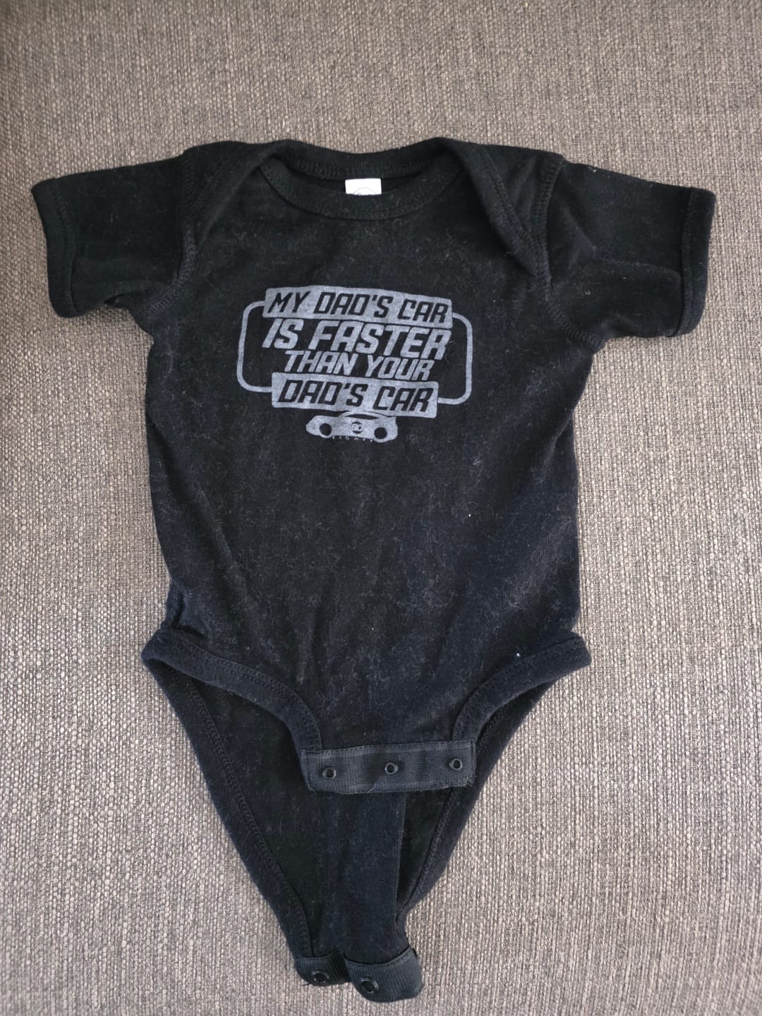 Customer photo review of 80Eighty® Baby Onesie Black