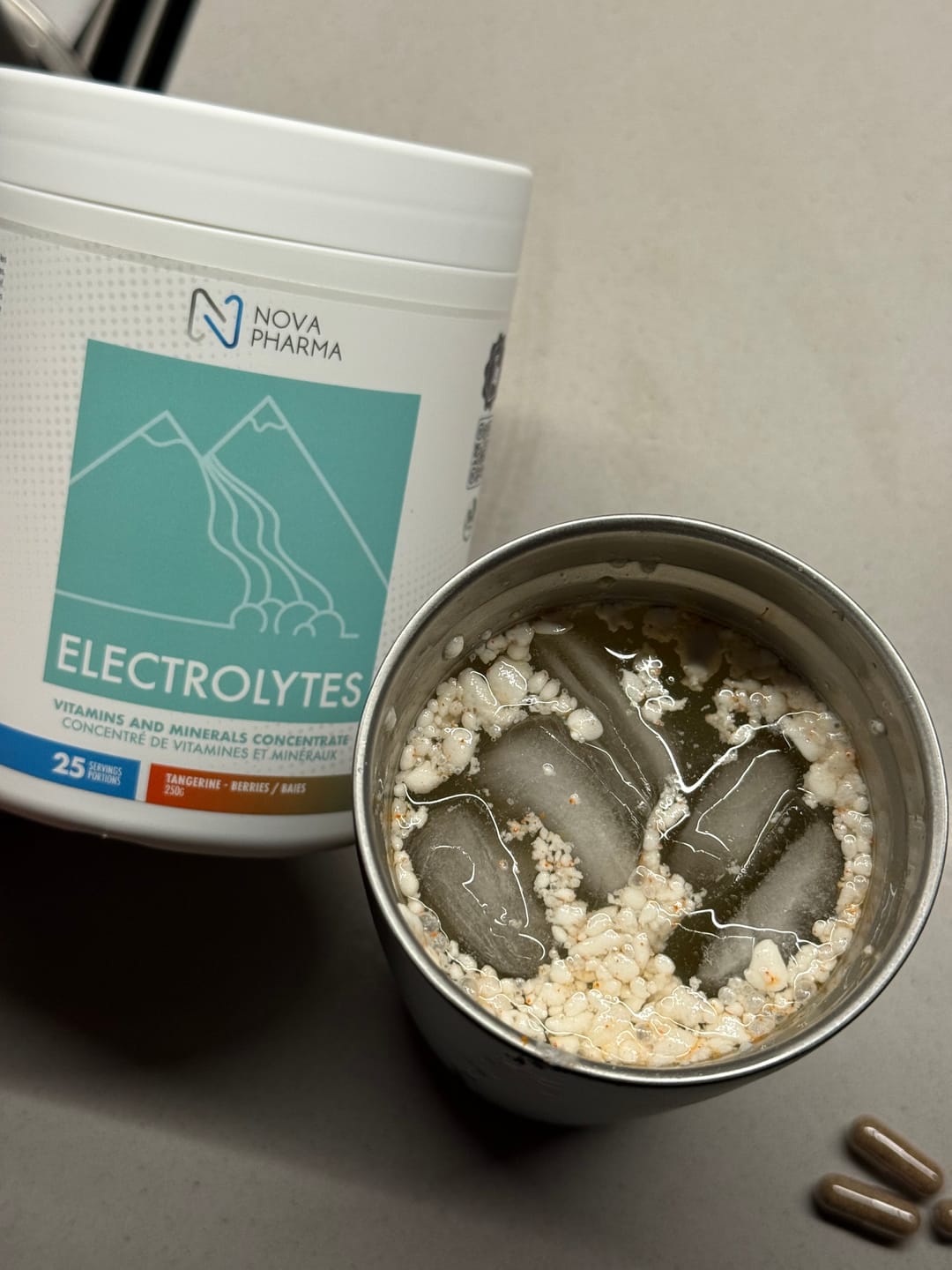 Customer photo review of Nova Pharma - Électrolytes - 250g
