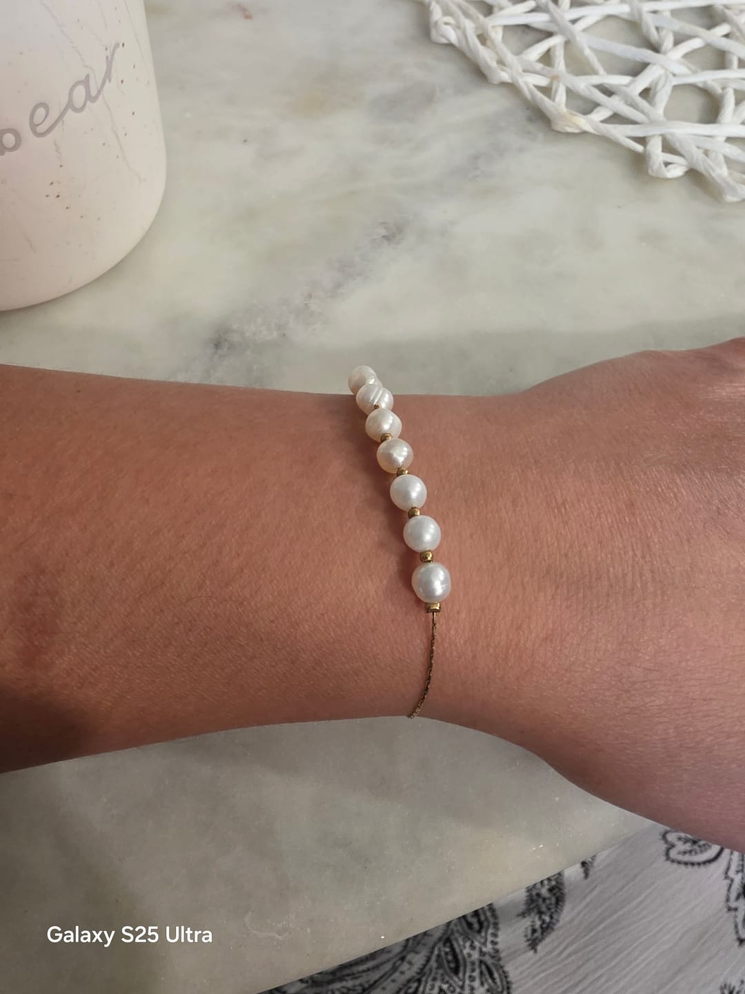 Customer photo review of Temi Pearl Necklace