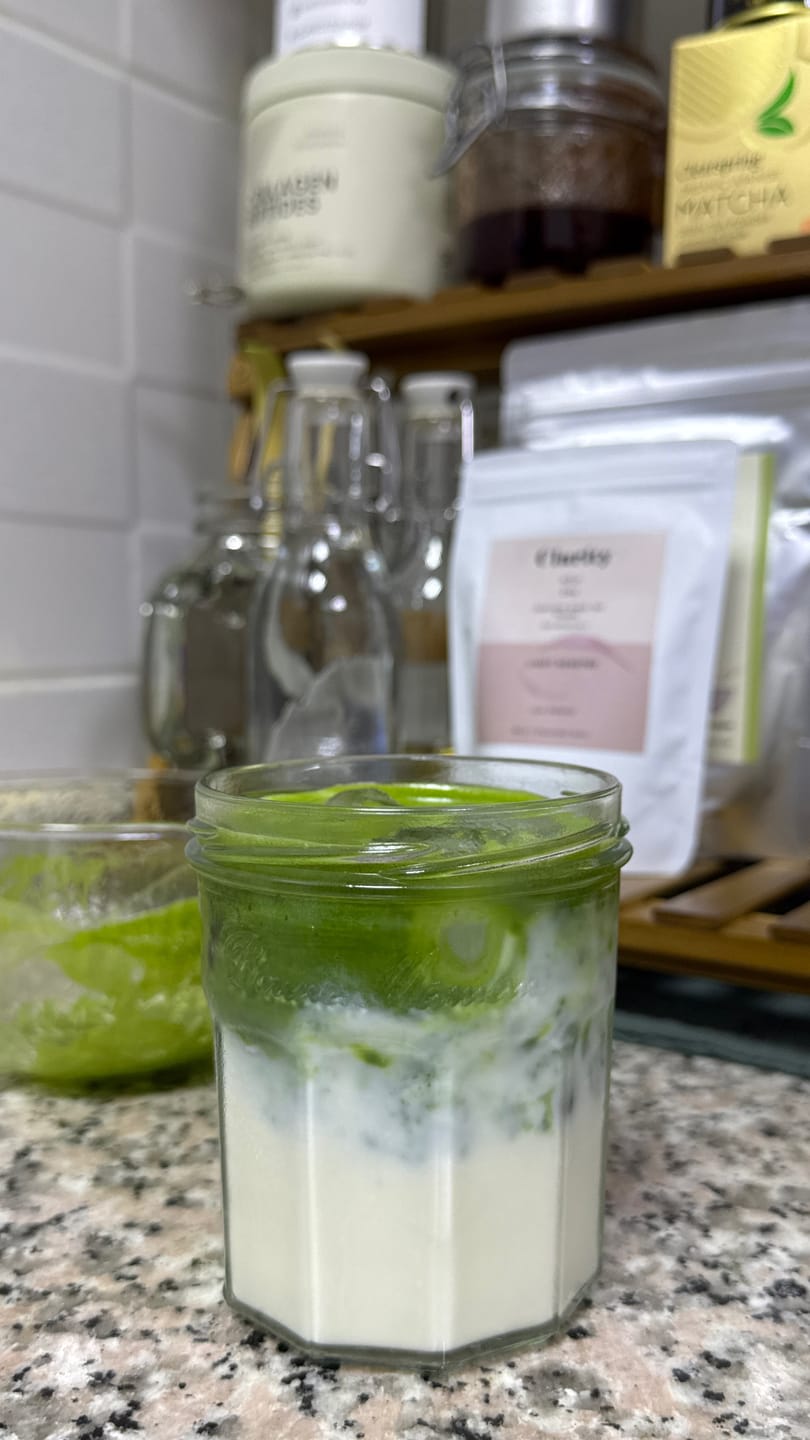 Customer photo review of Barista Premium Matcha - Omi