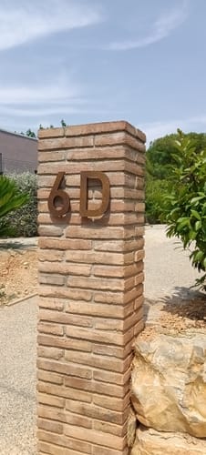 Customer photo review of Numeri e lettere singole 3D